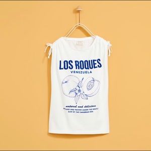 Zara Sleeveless T. No refunds or returns :)